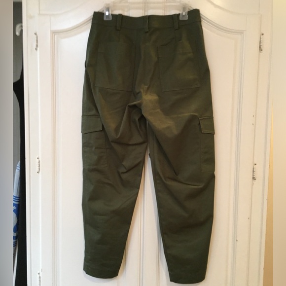 Derek Lam 10 Crosby Green Cargo Pants - Picture 3 of 11